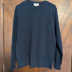 Goodfellow & Co Men's Deep Blue Crewneck Sweater